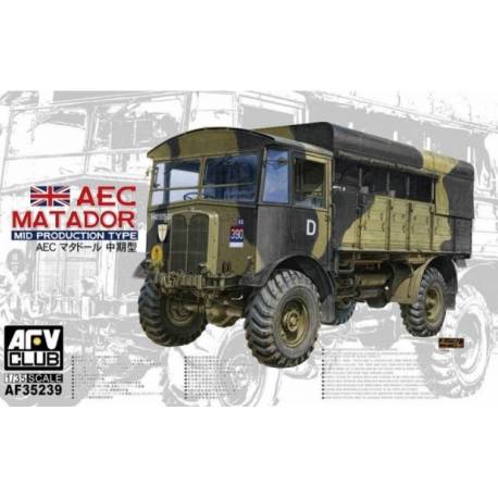 Maquette camion British AEC Matador Mid Production Type|AFV CLUB|35239|1:35