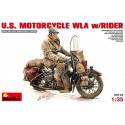 U.S. MOTORCYCLE WLA w/RIDER