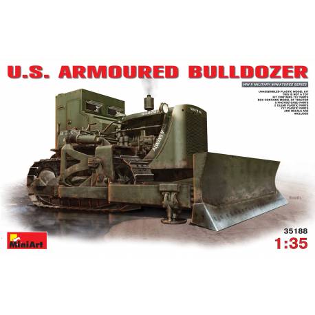 U.S. ARMOURED  BULLDOZER 