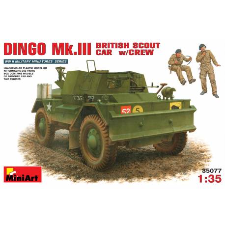 DINGO Mk.III BRITISH SCOUT CAR w/CREW