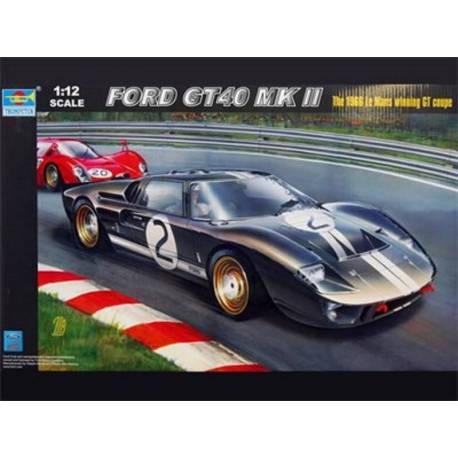 FORD GT40 MkII TRUMPETER 05403 1/12ème maquette char promo
