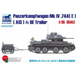 Panzerkampfwagen Mk IV (E) (A13) & UE Trailer