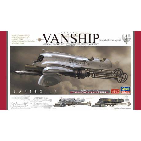 Last Exile Vanship with steam torpedo