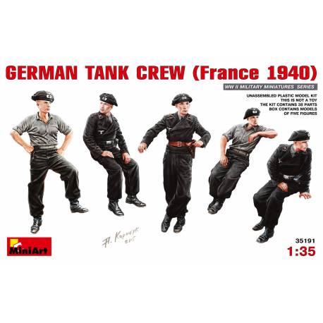 GERMAN TANK CREW (France 1940)