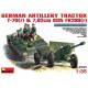 GERMAN ARTILLERY TRACTOR T-70(r) AND 7,62cm FK 288(r) w/CREW