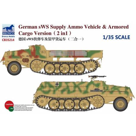 German sWS Supply Ammo Vehicle & Armored Cargo Version (2 in 1)