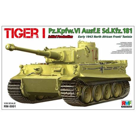 Tiger I Pz.Kpfw.VI Aust.E Sd.Kfz.181 Initial Production, early 1943 North African Front/Tunisia