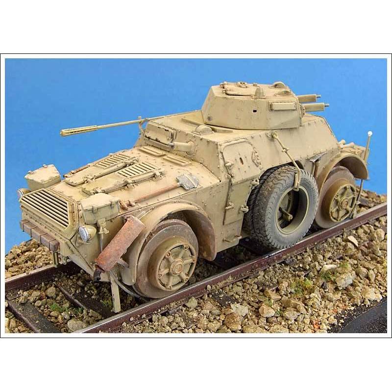 Ab 40. Autoblinda ab 40 ferroviaria. Аутоблинда 40. Autoblinda 41 1-35. Italeri 6456.