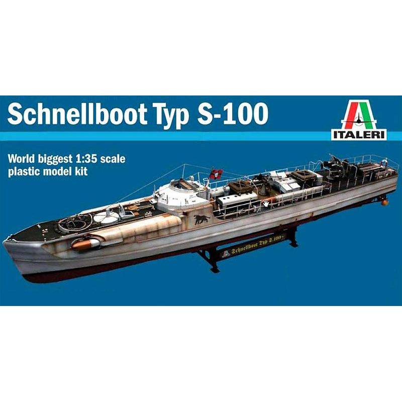 T2M - 5607S - Italeri - Maquette Plastique à Assembler - Schnellboot S100 -  Echelle 1/35