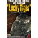 U.S. Medium Tank M4A1 with Cast Cheek "Lucky Tiger"