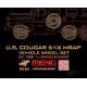 U.S. COUGAR 6X6 MRAP VEHICLE WHEEL SET