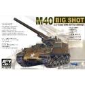 US M40 BIG SHOT 155MM CHARIOT MOTEUR PISTOLET