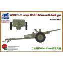 WWII US army M3A1 37mm anti-tank gun