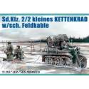 Sd.Kfz. 2/2 Kleines Kettenkrad with sch. Feldkable