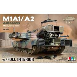 M1A1/ A2 Abrams w/Full Interior 2 in 1