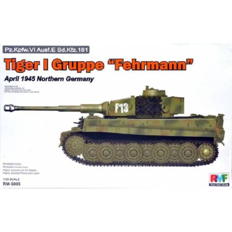 Tiger I Gruppe Fehrmann April 1945 Northern Germany