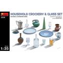 HOUSEHOLD CROCKERY & GLASS SET