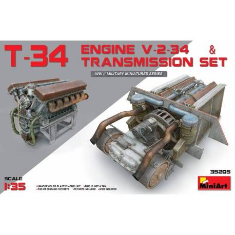 T-34 Engine V-2-34 & TRANSMISSION SET