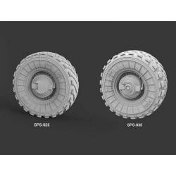 Russian GAZ 233115 "Tiger-M" SpN SPV Sagged Wheel Set