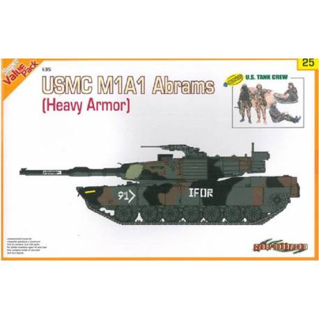 USMC M1A1 Abrams (Heavy Armor) + U.S. Tank Crew