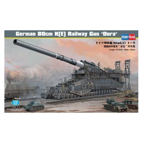 German 80cm K(E) Railway Gun "Dora" 