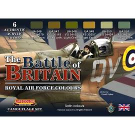 Peinture The Battle of Britain "Royal Air Force Colours" 6x 22ml acrylic colours|LIFECOLOR|LCCS35