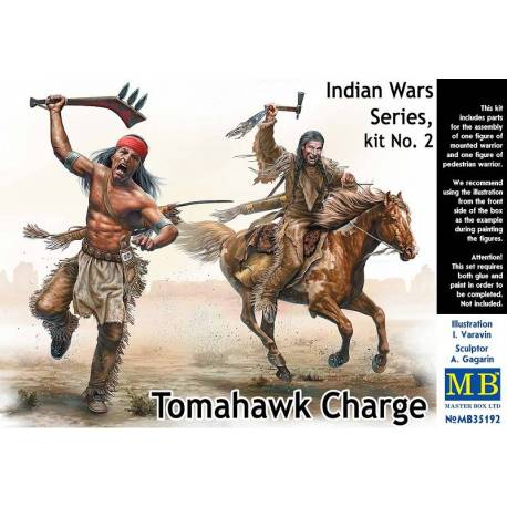 Indian Wars Series, kit No. 2. Tomahawk Charge