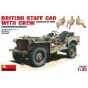 BRITISH STAFF CAR w/CREW (BANTAM 40 BRC)