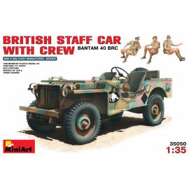 BRITISH STAFF CAR w/CREW (BANTAM 40 BRC)