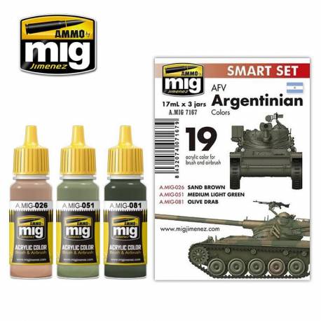 AFV ARGENTINIAN COLORS SET