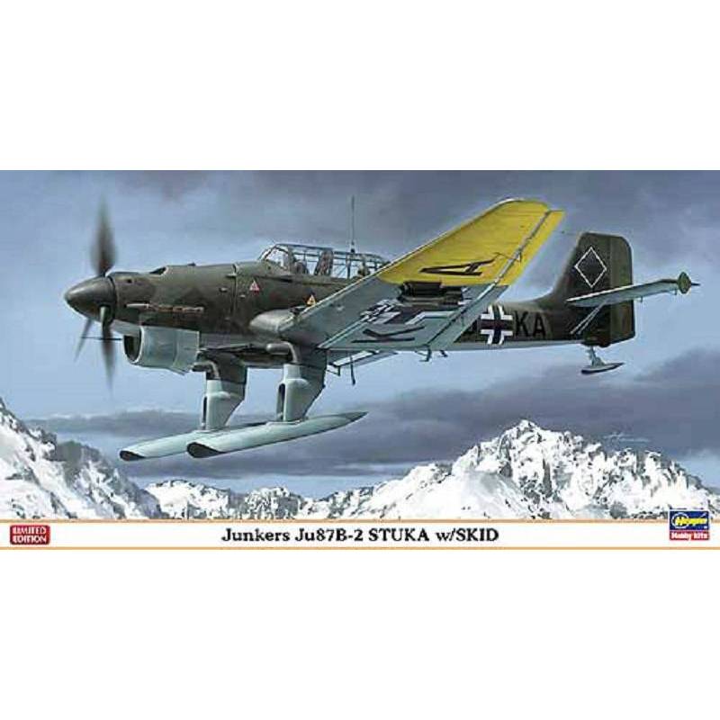 Junkers Ju 87B-2 Stuka W/Skid HASEGAWA 07317 1/48ème Maquette Char Promo