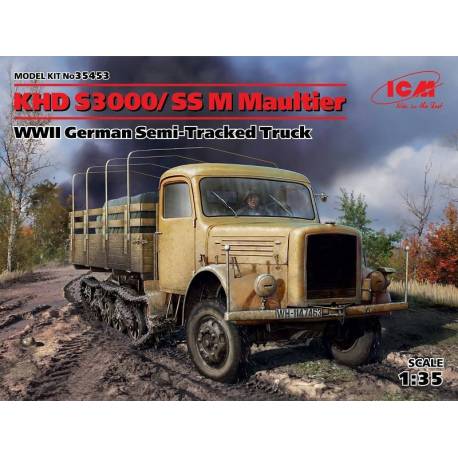 KHD S3000/SS M Maultier WWII German Semi-Tracked Truck