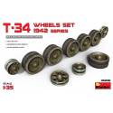 T-34 Wheels set. 1942 series