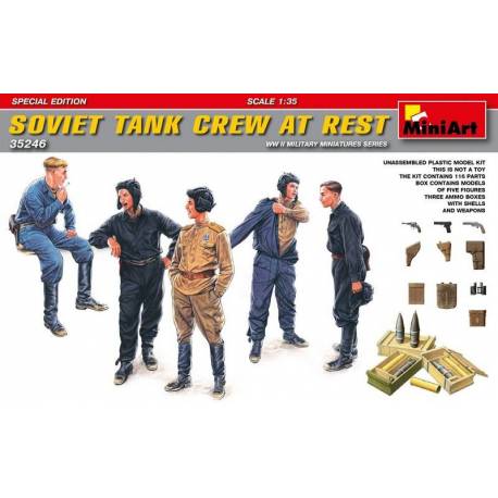 SOVIET TANK CREW AT REST SPECIAL EDITION