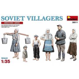 Maquette figurine SOVIET VILLAGERS|MINIART|38011|1:35