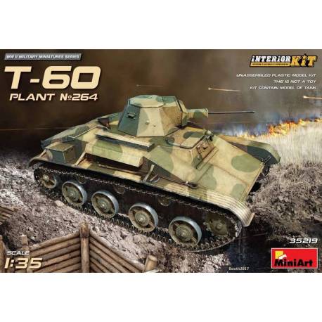 Maquette Char T-60. Plant No. 264|MiniArt|35219|1:35