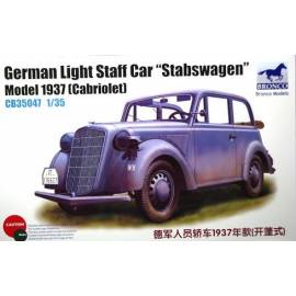 German Opel Stabswagen modèle 1937 cabriolet 