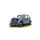 German Opel Stabswagen modèle 1937 cabriolet 