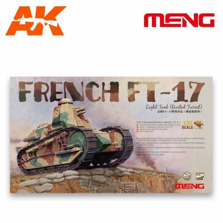 FRENCH FT-17 LIGHT TANK (RIVETED TURRET) 