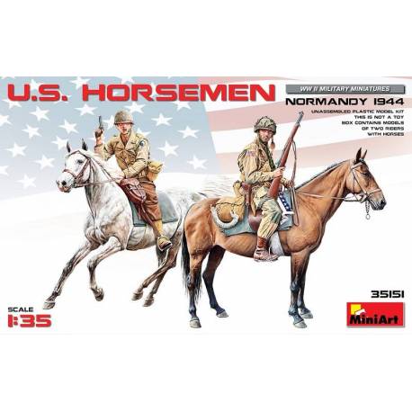 U.S. HORSEMEN. NORMANDY 1944