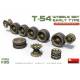 T-54 WHEELS SET. EARLY TYPE