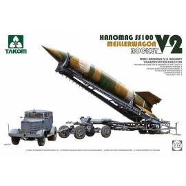 Maquette V-2 Rocket Hanomag SS100 Meillerwagen|TAKOM|5001|1:72