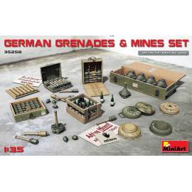 GERMAN GRENADES & MINES SET