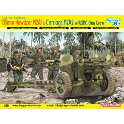 105 mm Howitzer M2A1 & Carriage M2A2 w/USMC gun crew