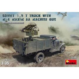 SOVIET 1,5 t. TRUCK w/ M-4 Maxim AA Machine Gun