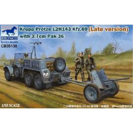 Krupp Protze L2H143 Kfz.69 (Late version) with 3.7cm Pak 36