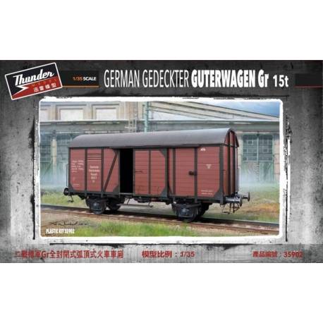 Wagon German Gedeckter Guterwagen Gr15t|THUNDER MODEL|35902|1:35