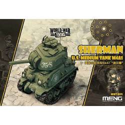 World War Toons M4A1 Sherman U.S Medium Tank