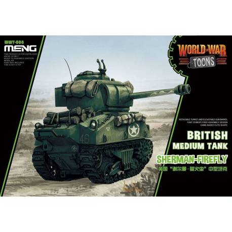 World War Toons British Medium Tank Sherman-Firefly