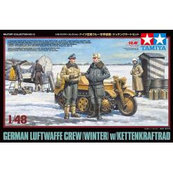 German Luftwaffe Crew (Winter) w/Kettenkraftrad